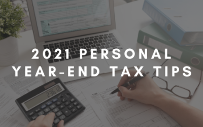 2021 Personal Year-End Tax Tips